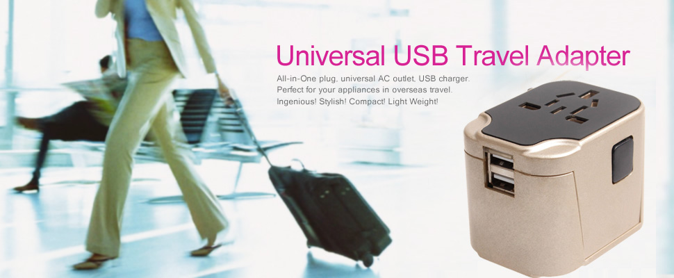 Universal USB Travel Adapter